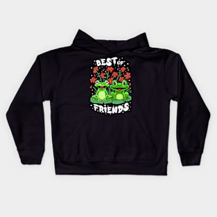 frog best friend Kids Hoodie